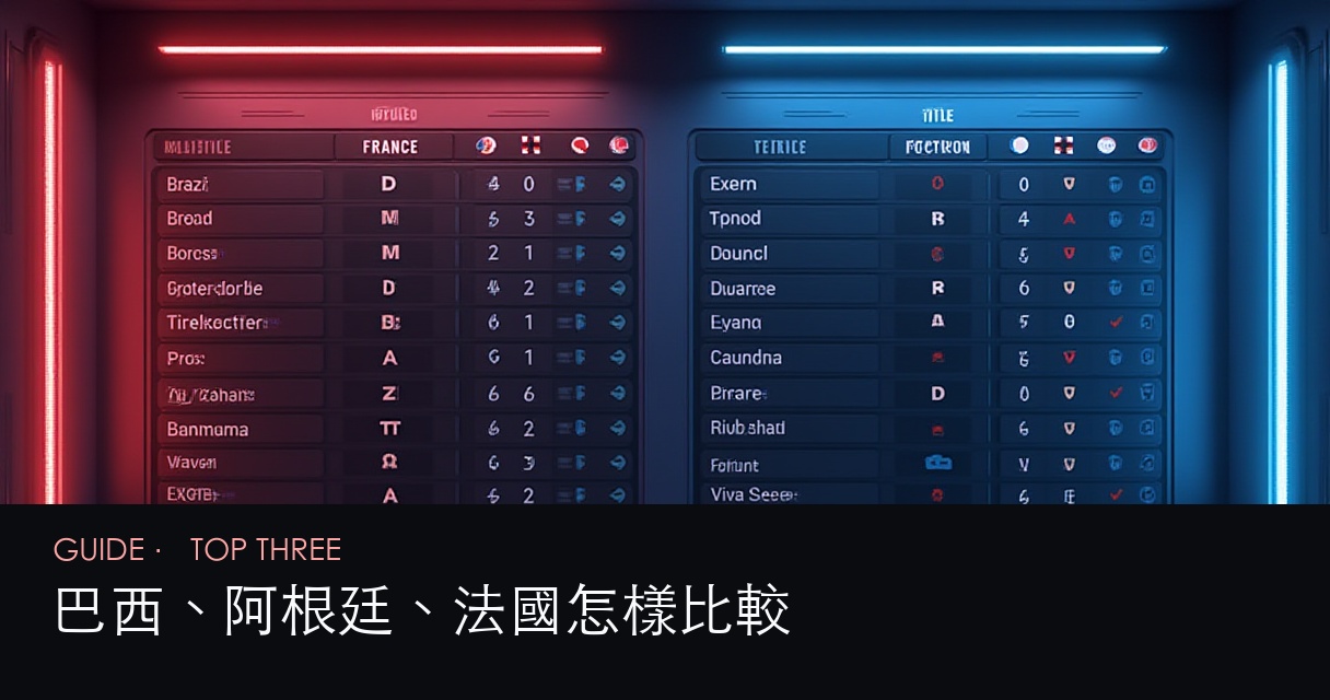 巴西阿根廷法國指南縮圖