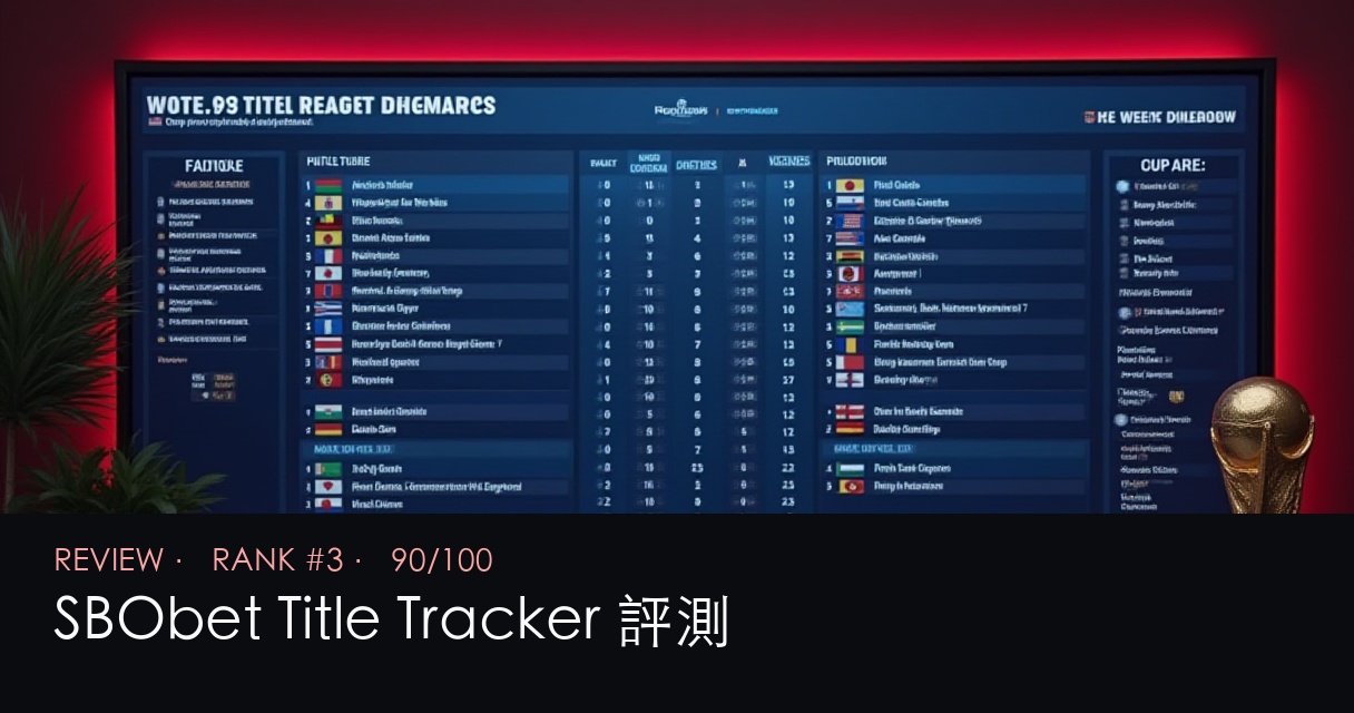 SBObet Title Tracker 縮圖